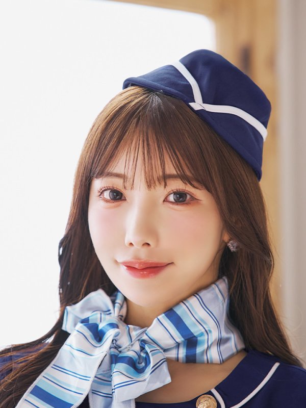 画像14: 【即日発送！】【ハロウィン】CAロングフレアワンピース 【コスプレ5点セット】 【S-XLサイズ/1カラー】[OF01]