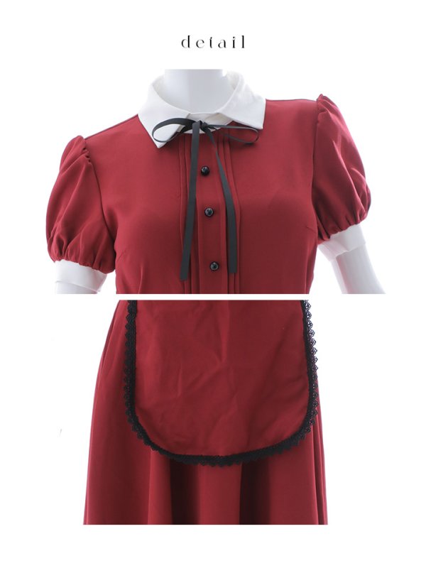 画像41: 【SALE!!】【ハロウィン】クラシカル洋館メイド 【コスプレ3点セット】 【S-XLサイズ/1カラー】[OF01]