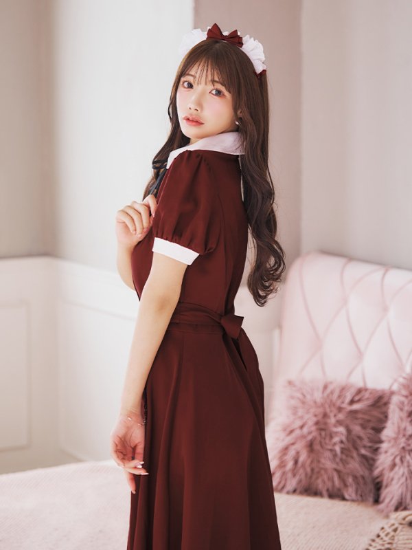 画像14: 【SALE!!】【ハロウィン】クラシカル洋館メイド 【コスプレ3点セット】 【S-XLサイズ/1カラー】[OF01]