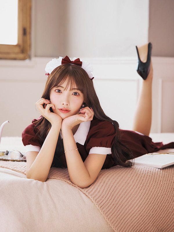 画像6: 【SALE!!】【ハロウィン】クラシカル洋館メイド 【コスプレ3点セット】 【S-XLサイズ/1カラー】[OF01]