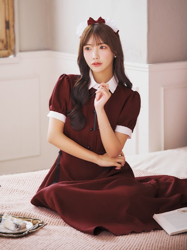 画像9: 【SALE!!】【ハロウィン】クラシカル洋館メイド 【コスプレ3点セット】 【S-XLサイズ/1カラー】[OF01]