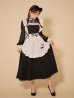 画像10: 【即日発送】【ハロウィン】クラシックメイドロングワンピース【コスプレ3点セット】【S-XLサイズ/1カラー】[OF03]