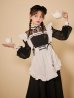 画像3: 【即日発送】【ハロウィン】クラシックメイドロングワンピース【コスプレ3点セット】【S-XLサイズ/1カラー】[OF03]