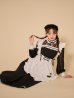 画像6: 【即日発送】【ハロウィン】クラシックメイドロングワンピース【コスプレ3点セット】【S-XLサイズ/1カラー】[OF03]