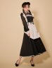 画像7: 【即日発送】【ハロウィン】クラシックメイドロングワンピース【コスプレ3点セット】【S-XLサイズ/1カラー】[OF03]