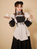 画像8: 【即日発送】【ハロウィン】クラシックメイドロングワンピース【コスプレ3点セット】【S-XLサイズ/1カラー】[OF03]