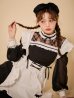 画像9: 【即日発送】【ハロウィン】クラシックメイドロングワンピース【コスプレ3点セット】【S-XLサイズ/1カラー】[OF03]