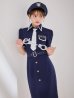 画像12: 【ノベルティ対象】【即日発送！】【ハロウィン】ポリスタイトロング 【コスプレ5点セット】 【S-Lサイズ/1カラー】[OF01-B]