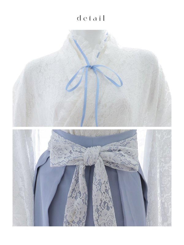 画像38: 【即日発送！】【ハロウィン】猫巫女レース袴 【コスプレ5点セット】 【FREEサイズ/2カラー】[HC03-OMN]