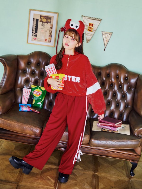 画像12: 【SALE!!】【即日発送！】【ハロウィン】モンスターハーフジップセット 【コスプレ3点セット】 【S-XLサイズ/1カラー】[OF01]