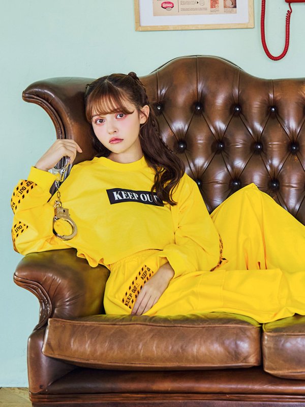 画像7: 【SALE!!】【即日発送！】【ハロウィン】KEEPOUT長袖Tシャツセット 【コスプレ3点セット】【S-XLサイズ/1カラー】[OF01]