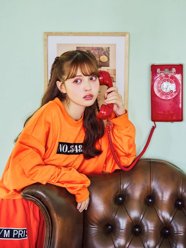 画像3: 【SALE!!】【即日発送！】【ハロウィン】オレンジ囚人長袖Tシャツセット 【コスプレ3点セット】【S-XLサイズ/1カラー】[OF01]