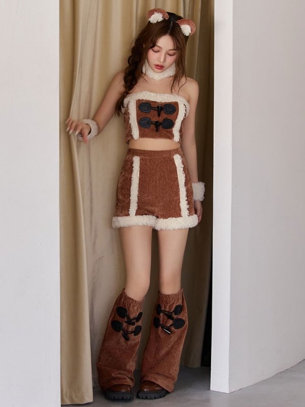 画像9: 【即日発送】【ハロウィン】ムートンベアセットアップ【コスプレ7点セット】【XS-Mサイズ/1カラー】[OF03]