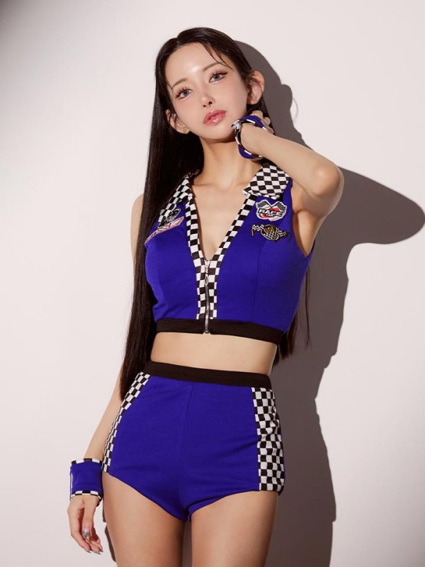 画像19: 【即日発送】【ハロウィン】レースクイーンセットアップ【コスプレ3点セット】【XS-Lサイズ/2カラー】[HC03]