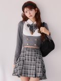【即日発送！】【ハロウィン】チェック制服セットアップ【コスプレ4点セット】【S-Lサイズ/2カラー】[HC03]