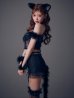 画像7: 【予約 / 9月上旬発送予定】【送料無料！】【ハロウィン】ファー黒猫セットアップ【コスプレ5点セット】【XS-Mサイズ/1カラー】[OF03]
