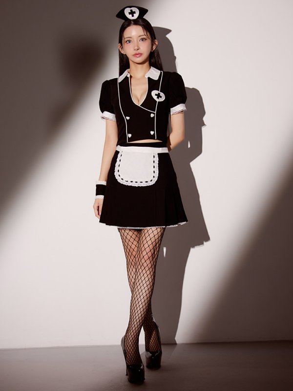 モデル：まおちゃる　身長：158cm　着用サイズ：Sサイズ