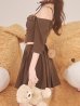 画像17: 【即日発送】【ハロウィン】オフショルプリーツ くまセットアップコスプレ【コスプレ5点セット】【XS-Lサイズ/1カラー】[OF04]