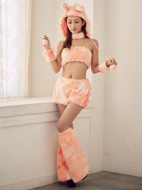 画像23: 【即日発送】【ハロウィン】パステルもこもこバニー【コスプレ7点セット】【フリーサイズ/6カラー】[HC03]