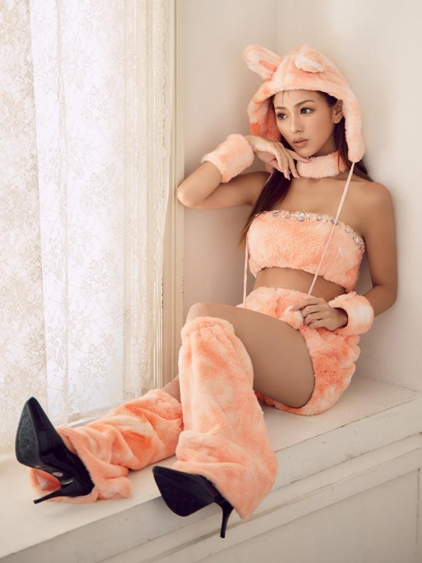 画像25: 【即日発送】【ハロウィン】パステルもこもこバニー【コスプレ7点セット】【フリーサイズ/6カラー】[HC03]