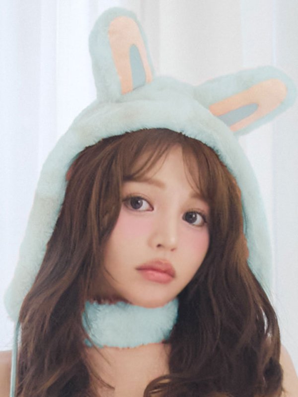 画像35: 【即日発送】【ハロウィン】パステルもこもこバニー【コスプレ7点セット】【フリーサイズ/6カラー】[OF03]