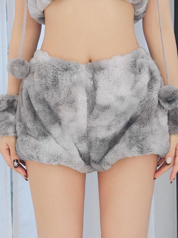 画像30: 【即日発送】【ハロウィン】パステルもこもこバニー【コスプレ7点セット】【フリーサイズ/6カラー】[OF03]