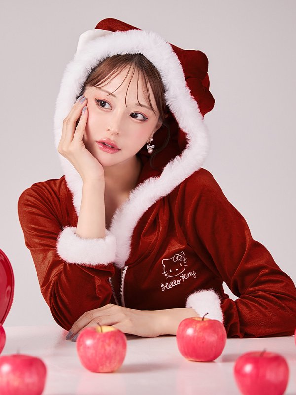 画像9: 【即日発送】【サンリオ】ハローキティ3wayセットアップルームウェア【4点セット】【S-L/1カラー】[OF03]