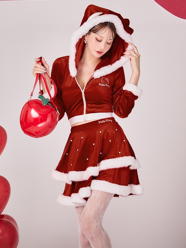 画像14: 【即日発送】【サンリオ】ハローキティ3wayセットアップルームウェア【4点セット】【S-L/1カラー】[OF03]