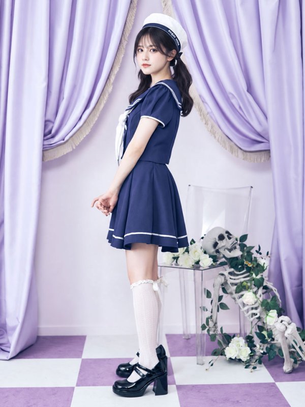画像3: 【SALE!!】【即日発送】【ハロウィン】水兵セットアップ【コスプレ5点セット】【S-Lサイズ/1カラー】[HC03]