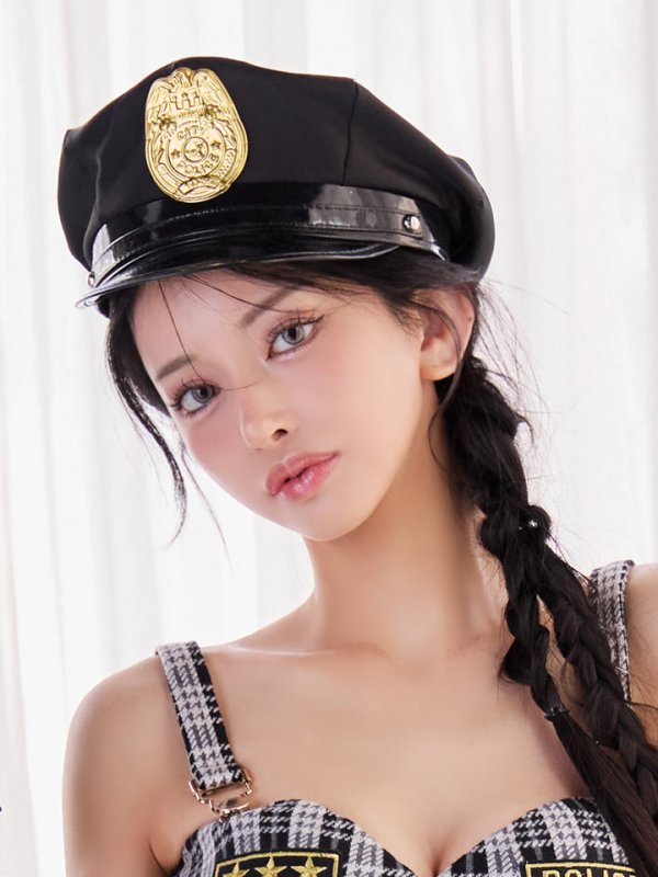 画像17: 【SALE!!】【即日発送】【ハロウィン】ツイードポリスセットアップ 【コスプレ5点セット】【XS-Mサイズ】(HC206-SV)[HC03-Bg]