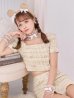 画像1: 【即日発送】【ハロウィン】【LARME/ラルム掲載】ツイードくまセットアップ/ベア 【コスプレ6点セット】 【XS-Mサイズ/1カラー】[OF01] (1)