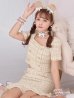 画像3: 【即日発送】【ハロウィン】【LARME/ラルム掲載】ツイードくまセットアップ/ベア 【コスプレ6点セット】 【XS-Mサイズ/1カラー】[OF01]
