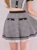 画像14: 【即日発送】【ハロウィン】 グレンチェックセットアップバニー 【コスプレ6点セット】【XS-Mサイズ/1カラー】[OF01]