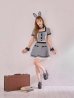 画像6: 【即日発送】【ハロウィン】 グレンチェックセットアップバニー 【コスプレ6点セット】【XS-Mサイズ/1カラー】[OF01]