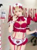 画像1: 【送料無料！】【ハロウィン】ポイズンルージュサキュバスナース【コスプレ13点SET】【Fサイズ】[OF03]モデル着用 (1)