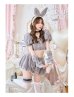 画像2: 【即日発送】スイートバニーラテセットアップ【マリームーン】【ハロウィンコスプレ9点セット】【フリーサイズ/3カラー】[HC03] (2)