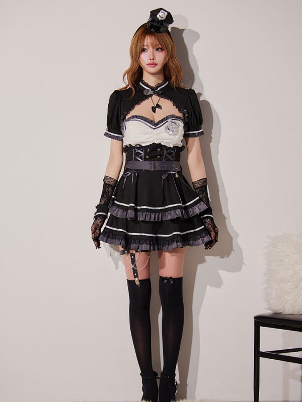 画像4: 【即日発送】ゴシックチャームポリス【コスプレ10点セット】【Malymoon/マリームーン】【フリーサイズ/2カラー】[HC03]