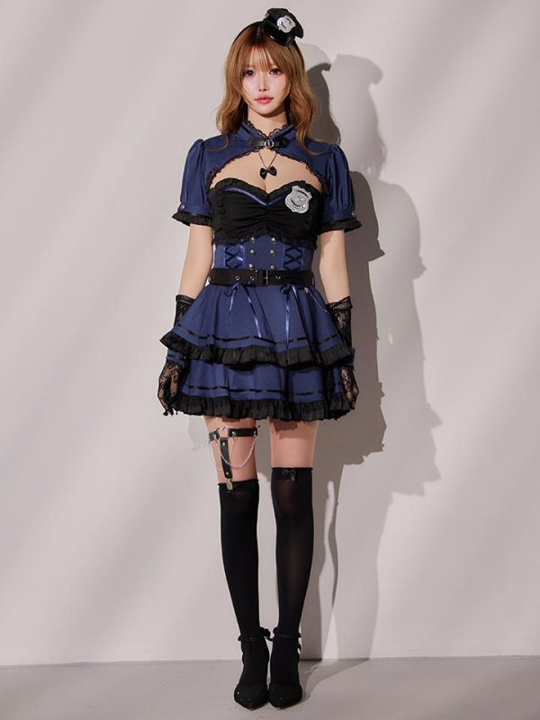 画像24: 【即日発送】ゴシックチャームポリス【コスプレ10点セット】【Malymoon/マリームーン】【フリーサイズ/2カラー】[HC03]