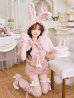 画像1: 【即日発送】【ハロウィンコスプレ7点セット】ふわふわメレンゲリボンバニー【Malymoon/マリームーン】【フリーサイズ/1カラー】 (1)