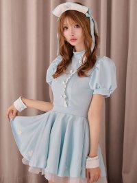 【即日発送】【ハロウィン】ラブティントスカルナース【コスプレ5点セット】【Malymoon/マリームーン】【フリーサイズ/1カラー】[OF04]