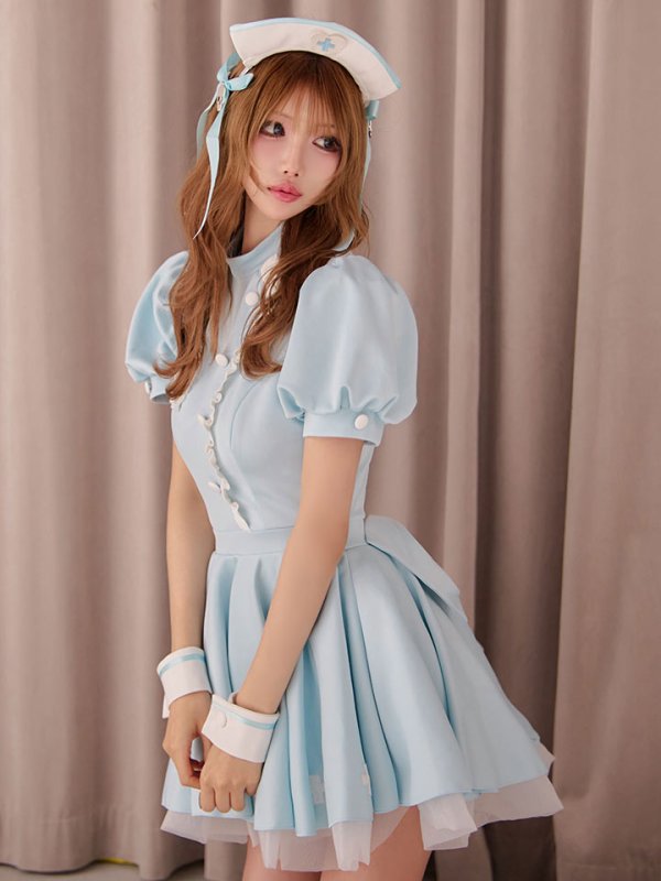 画像11: 【即日発送】【ハロウィン】ラブティントスカルナース【コスプレ5点セット】【Malymoon/マリームーン】【フリーサイズ/1カラー】[HC03]