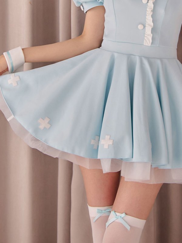 画像17: 【即日発送】【ハロウィン】ラブティントスカルナース【コスプレ5点セット】【Malymoon/マリームーン】【フリーサイズ/1カラー】[HC03]