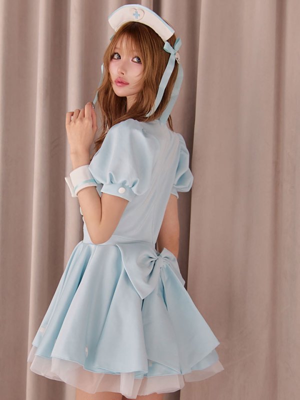 画像7: 【即日発送】【ハロウィン】ラブティントスカルナース【コスプレ5点セット】【Malymoon/マリームーン】【フリーサイズ/1カラー】[HC03]