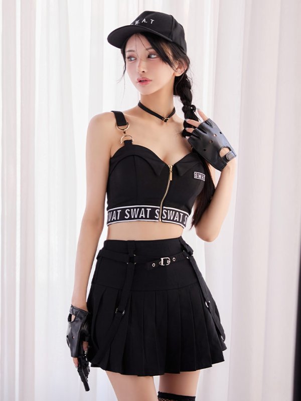 モデル：まおちゃる　身長：156cm　着用サイズ：Sサイズ