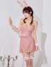 画像10: 【即日発送！】【ハロウィン】レースリボンバニータイトミニセットアップ 【コスプレ8点セット】 【XS-Lサイズ/3カラー】[OF01]