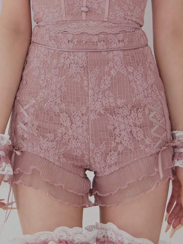 画像20: 【SALE!!】【即日発送！】【ハロウィン】 総レースバニー編み上げセットアップ【コスプレ7点セット】【XS-Mサイズ/2カラー】[HC03]