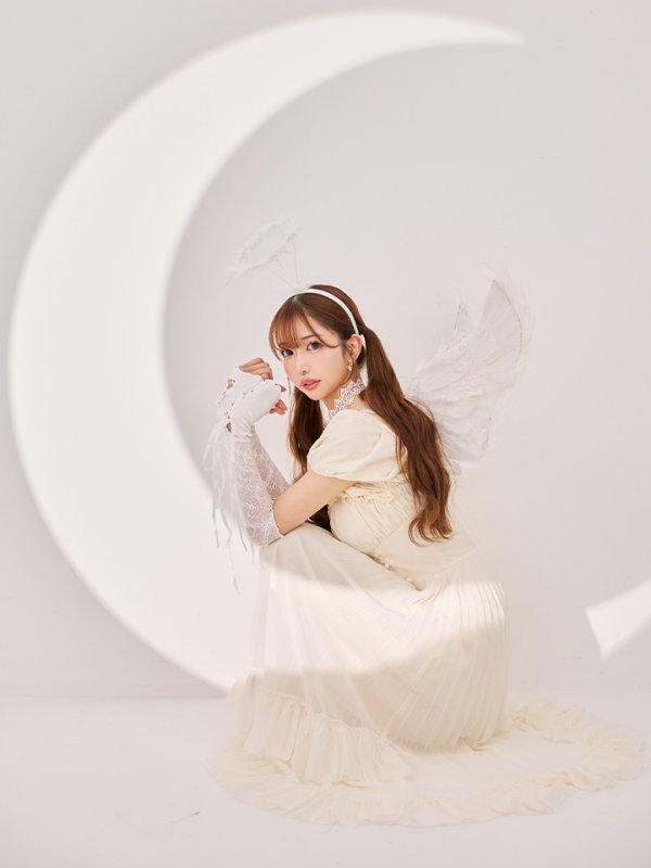 画像9: 【SALE!!】【即日発送！】【ハロウィン】 天使プリーツスカートワンピ 【コスプレ5点セット】 【S-XLサイズ/１カラー】[HC03-H]