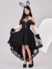 画像11: 【即日発送！】【ハロウィン】 バニーショートインロングワンピース 【コスプレ5点セット】【XS-XLサイズ/2カラー】[OF01]
