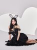 画像12: 【即日発送！】【ハロウィン】 バニーショートインロングワンピース 【コスプレ5点セット】【XS-XLサイズ/2カラー】[OF01]