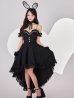 画像8: 【即日発送！】【ハロウィン】 バニーショートインロングワンピース 【コスプレ5点セット】【XS-XLサイズ/2カラー】[OF01]